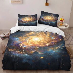 Alternative view of Housse de Couette Contraste Stellaire Parure de Lit Ensemble de Literie