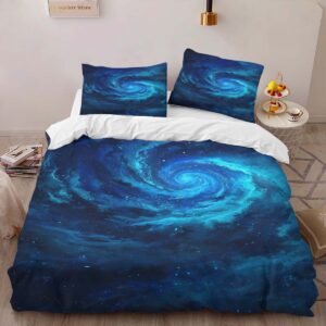 Alternative view of Housse de Couette Spirale Multicolore Parure de Lit Ensemble de Literie