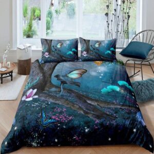 Housse De Couette Forêt Enchantée Nébuleuse Parure de lit