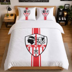Alternative view of Housse De Couette AC Ajaccio 10 Parure de lit Ensemble De Literie - ACA Ligue 2