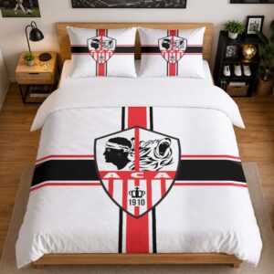 Alternative view of Housse De Couette AC Ajaccio 11 Parure de lit Ensemble De Literie - ACA Ligue 2