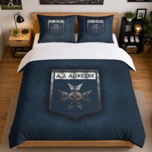 Alternative view of Housse De Couette AJ Auxerre 01 Parure de lit Ensemble De Literie - AJA Ligue 1