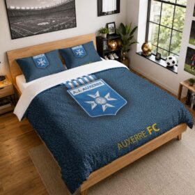 Housse De Couette AJ Auxerre 03 Parure de lit Ensemble De Literie – AJA Ligue 1