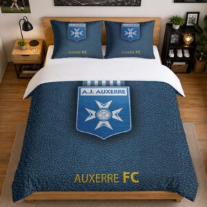 Alternative view of Housse De Couette AJ Auxerre 03 Parure de lit Ensemble De Literie - AJA Ligue 1