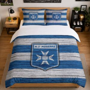 Alternative view of Housse De Couette AJ Auxerre 12 Parure de lit Ensemble De Literie - AJA Ligue 1