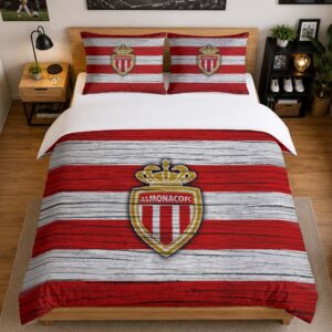 Alternative view of Housse De Couette AS Monaco 06 Parure de lit Ensemble De Literie - ASM Ligue 1
