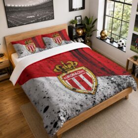 Housse De Couette AS Monaco 14 Parure de lit Ensemble De Literie – ASM Ligue 1