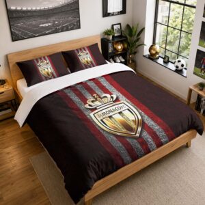 Housse De Couette AS Monaco 17 Parure de lit Ensemble De Literie - ASM Ligue 1