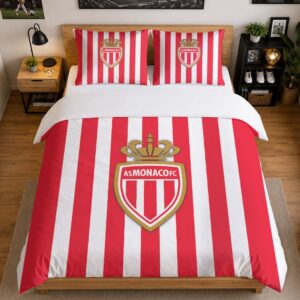 Alternative view of Housse De Couette AS Monaco 21 Parure de lit Ensemble De Literie - ASM Ligue 1