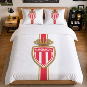 Alternative view of Housse De Couette AS Monaco 22 Parure de lit Ensemble De Literie - ASM Ligue 1