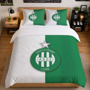 Alternative view of Housse De Couette AS Saint-Étienne 02 Parure de lit Ensemble De Literie - ASSE Ligue 1