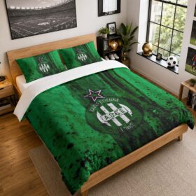 Housse De Couette AS Saint-Étienne 13 Parure de lit Ensemble De Literie – ASSE Ligue 1
