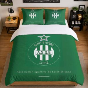 Alternative view of Housse De Couette AS Saint-Étienne 15 Parure de lit Ensemble De Literie - ASSE Ligue 1