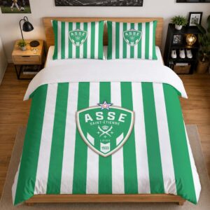 Alternative view of Housse De Couette AS Saint-Étienne 17 Parure de lit Ensemble De Literie - ASSE Ligue 1