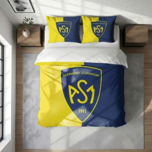 Alternative view of Housse De Couette ASM Clermont Auvergne Rugby Club Parure de lit Ensemble De Literie Rugby - Model 03-1