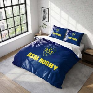Housse De Couette ASM Clermont Auvergne Rugby Club Parure de lit Ensemble De Literie Rugby - Model 04