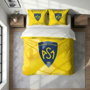 Alternative view of Housse De Couette ASM Clermont Auvergne Rugby Club Parure de lit Ensemble De Literie Rugby - Model 05