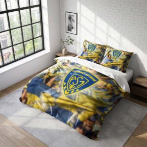 Housse De Couette ASM Clermont Auvergne Rugby Club Parure de lit Ensemble De Literie Rugby - Model 08
