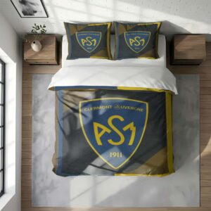 Alternative view of Housse De Couette ASM Clermont Auvergne Rugby Club Parure de lit Ensemble De Literie Rugby - Model 09
