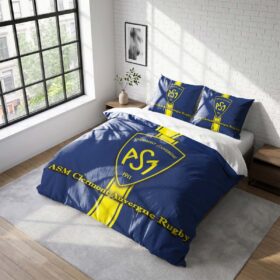 Housse De Couette ASM Clermont Auvergne Rugby Club Parure de lit Ensemble De Literie Rugby – Model 14