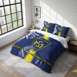 Housse De Couette ASM Clermont Auvergne Rugby Club Parure de lit Ensemble De Literie Rugby - Model 14