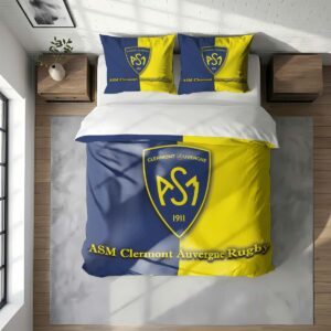 Alternative view of Housse De Couette ASM Clermont Auvergne Rugby Club Parure de lit Ensemble De Literie Rugby - Model 15