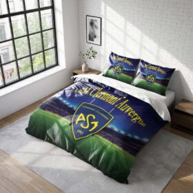 Housse De Couette ASM Clermont Auvergne Rugby Club Parure de lit Ensemble De Literie Rugby – Model 18