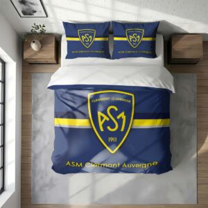 Alternative view of Housse De Couette ASM Clermont Auvergne Rugby Club Parure de lit Ensemble De Literie Rugby - Model 21