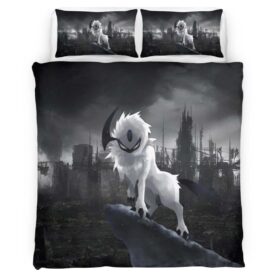 Housse De Couette Absol Pokémon Apocalypse Parure de lit Ensemble De Literie