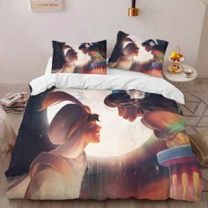 Alternative view of Housse De Couette Aladdin & Jasmine – Princesse Disney Parure de lit Ensemble De Literie