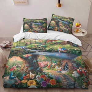 Alternative view of Housse De Couette Alice au pays des merveilles 05 Parure de lit Ensemble De Literie