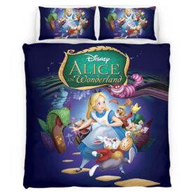 Housse De Couette Alice au pays des merveilles 09 Parure de lit Ensemble De Literie