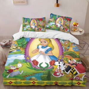Alternative view of Housse De Couette Alice au pays des merveilles 11 Parure de lit Ensemble De Literie