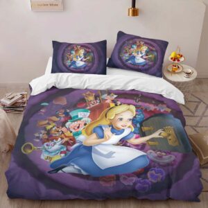 Alternative view of Housse De Couette Alice au pays des merveilles 12 Parure de lit Ensemble De Literie