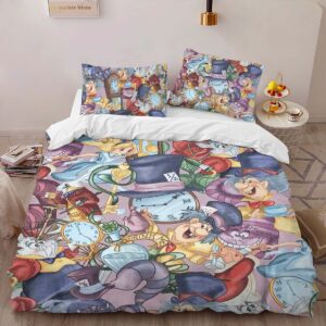 Alternative view of Housse De Couette Alice au pays des merveilles 16 Parure de lit Ensemble De Literie