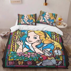 Alternative view of Housse De Couette Alice au pays des merveilles 17 Parure de lit Ensemble De Literie