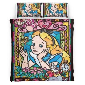 Housse De Couette Alice au pays des merveilles 17 Parure de lit Ensemble De Literie