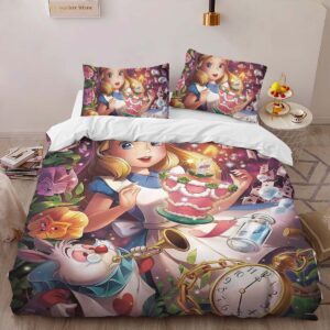 Alternative view of Housse De Couette Alice au pays des merveilles 18 Parure de lit Ensemble De Literie