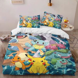 Alternative view of Housse De Couette Tous les Pokémon 3 Parure de lit Ensemble De Literie
