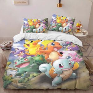 Alternative view of Housse De Couette Tous les Pokémon joyeux Parure de lit Ensemble De Literie