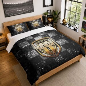Housse De Couette Angers SCO 05 Parure de lit Ensemble De Literie - SCO Ligue 1