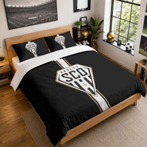 Housse De Couette Angers SCO 15 Parure de lit Ensemble De Literie - SCO Ligue 1
