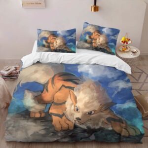 Alternative view of Housse De Couette Arcanin Pokémon La Légende 4 Parure de lit Ensemble De Literie
