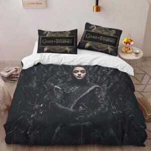 Alternative view of Housse De Couette Arya Stark Maison Stark Game of Thrones Parure de lit Ensemble De Literie