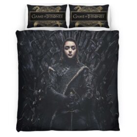 Housse De Couette Arya Stark Maison Stark Game of Thrones Parure de lit Ensemble De Literie