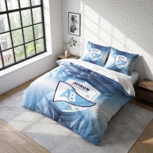 Housse De Couette Aviron Bayonnais Rugby Club Parure de lit Ensemble De Literie Rugby - Model 01