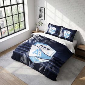 Housse De Couette Aviron Bayonnais Rugby Club Parure de lit Ensemble De Literie Rugby – Model 02