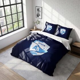 Housse De Couette Aviron Bayonnais Rugby Club Parure de lit Ensemble De Literie Rugby – Model 03