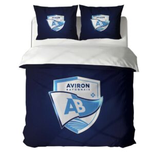 Alternative view of Housse De Couette Aviron Bayonnais Rugby Club Parure de lit Ensemble De Literie Rugby - Model 03