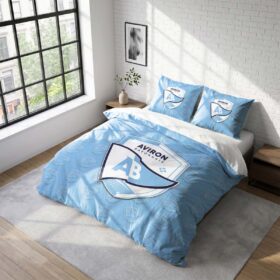 Housse De Couette Aviron Bayonnais Rugby Club Parure de lit Ensemble De Literie Rugby – Model 10